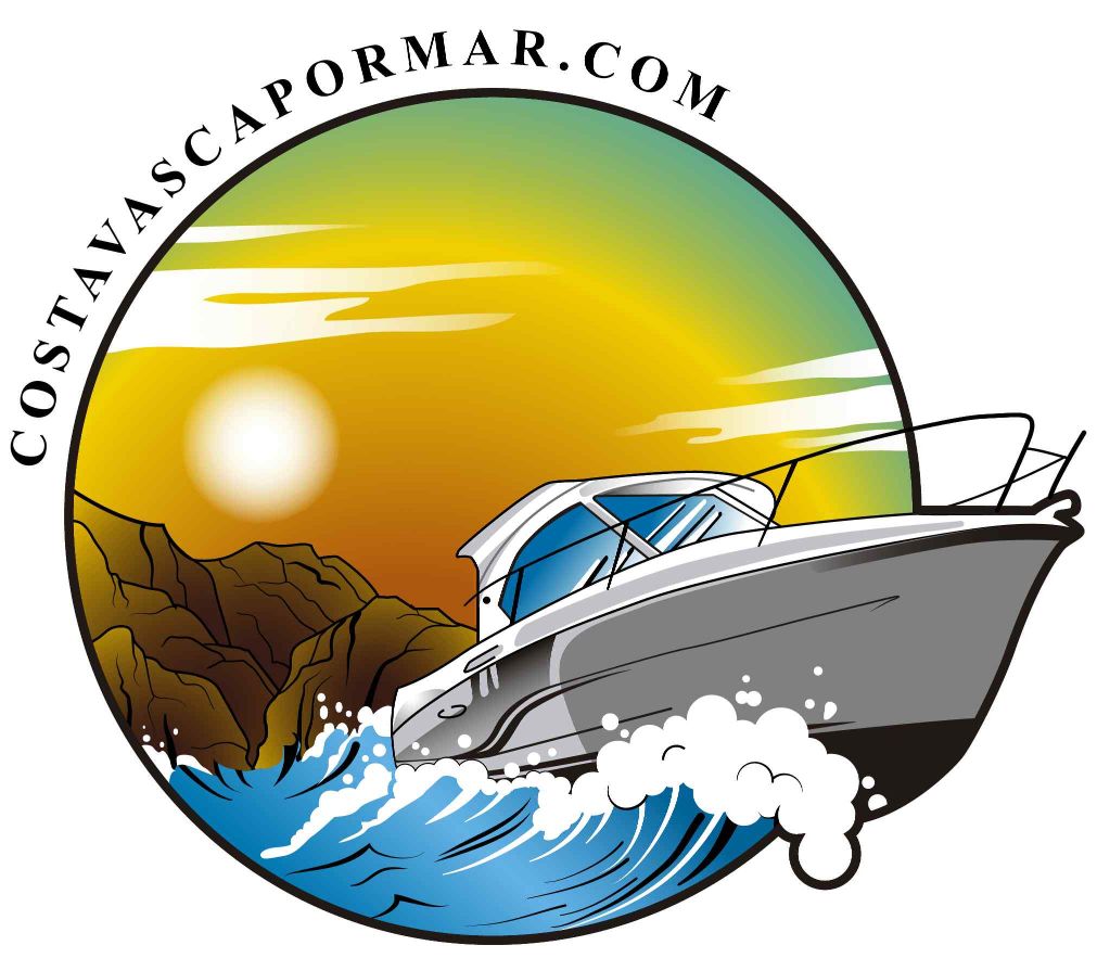 logo web costa vasca por mar Alquiler barco Donostia